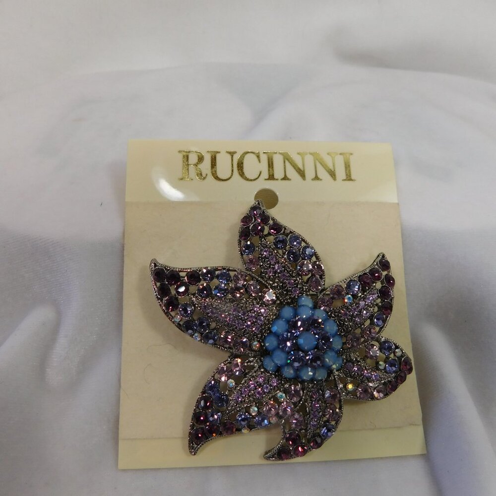 Ladies Rucinni Brooch - Picture 3 of 3